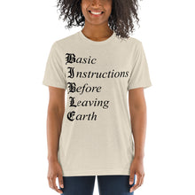 Load image into Gallery viewer, B.I.B.L.E. t-shirt women