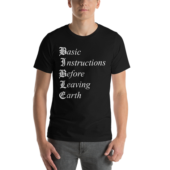 B.I.B.L.E. short sleeve unisex T-shirt