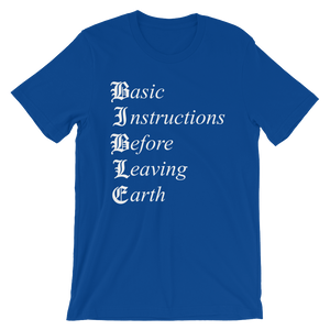 B.I.B.L.E. short sleeve unisex T-shirt