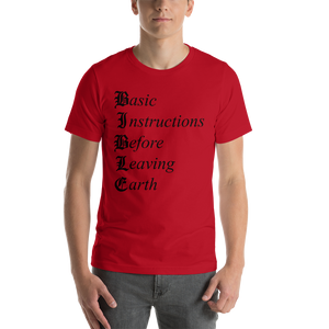 B.I.B.L.E.  short sleeve unisex T-shirt