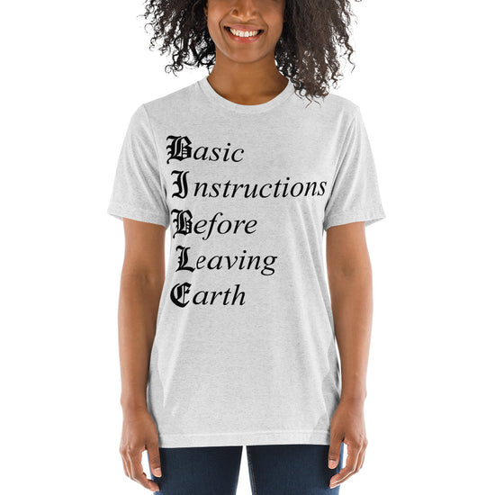 B.I.B.L.E. t-shirt women