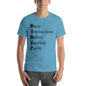 B.I.B.L.E.  short sleeve unisex T-shirt