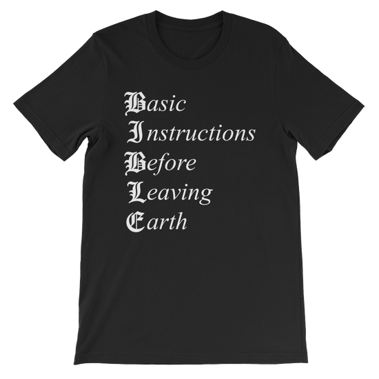 B.I.B.L.E. short sleeve unisex T-shirt