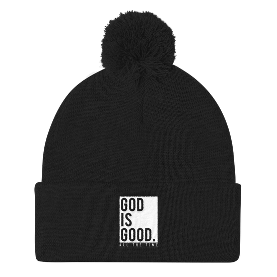 God is Good Pom-pom hat