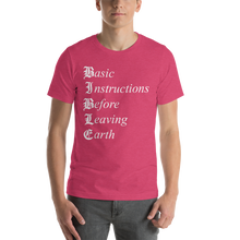 Load image into Gallery viewer, B.I.B.L.E. short sleeve unisex T-shirt